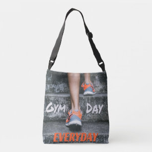 Bolsa Ajustável Dia de Gym Motivação de Workout Cotidiano Escadas 