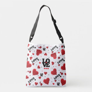 Bolsa Ajustável Dia de os namorados de padrões do Red Heart