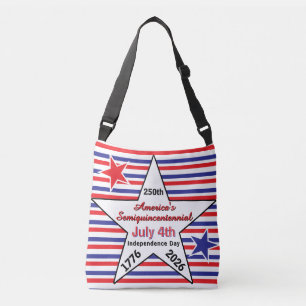 Bolsa Ajustável Dia do Semiquincentenário da Independência da Amér