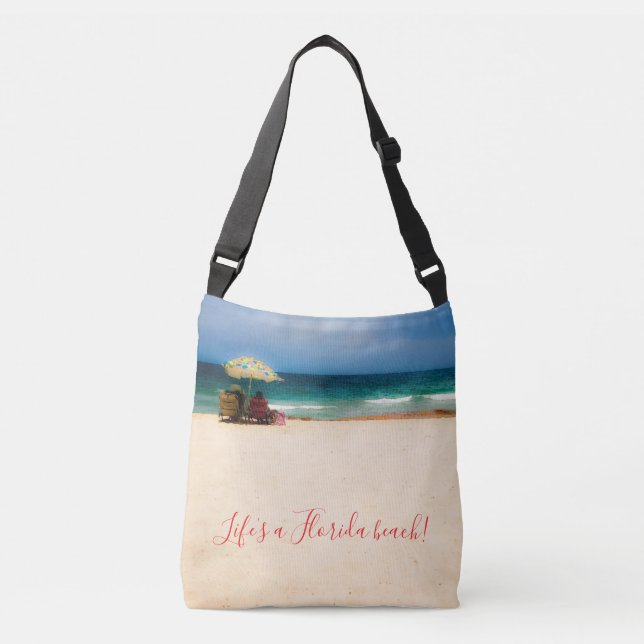 Bolsa Ajustável Dia Ventoso na Praia (Frente)