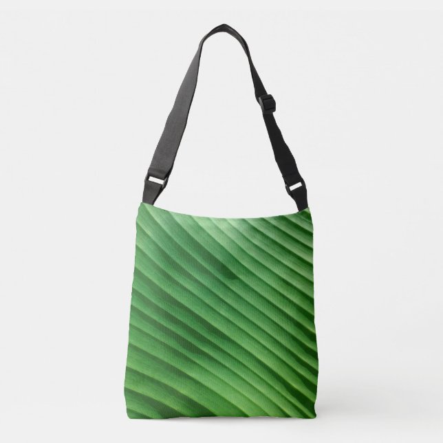 Bolsa Ajustável Diagonal Verde Folha (Frente)