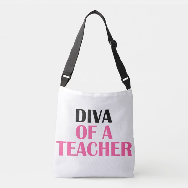 Bolsa Ajustável "Diva de um Professor" (Frente)
