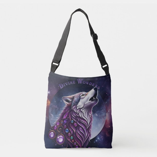 Bolsa Ajustável Divine Wonders Wolf (Frente)
