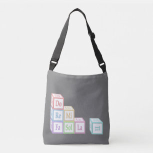 Bolsa Ajustável "Do Re Mi" Empilhou Cinzas Musicais De Bebês