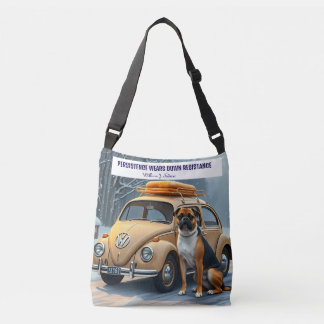 Bolsa Ajustável Dog in Snow Bread toast on the Roof