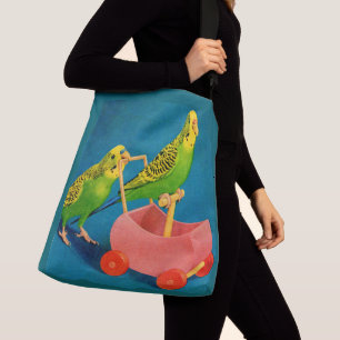Bolsa Ajustável dois periquitos