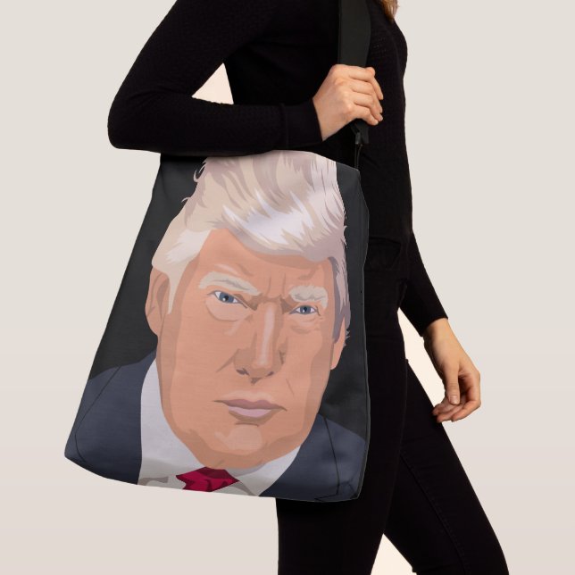 BOLSA AJUSTÁVEL DONALD TRUMP CROSS BODER DESIGNER BAG PURSE (Close Up)