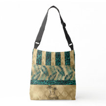 Dourada Árvore Verde Palm Personalizada