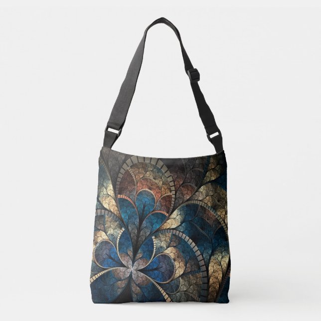 Bolsa Ajustável Dourado e azul (Frente)