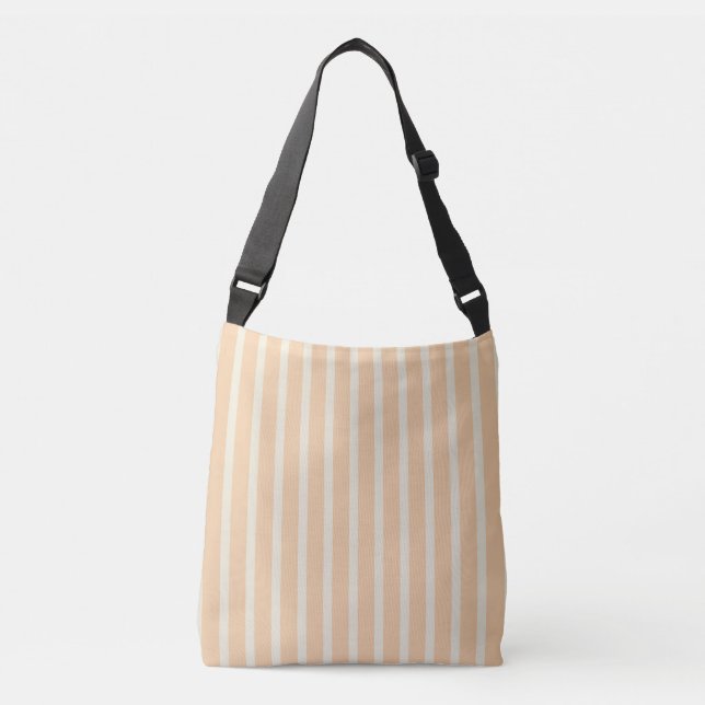 Bolsa Ajustável Dourado moderno e creme All-Over-Impressão (Frente)