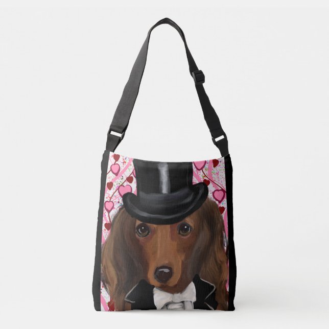 BOLSA AJUSTÁVEL DOXIE VERMELHO DE CABELO COMPRIDO (Frente)