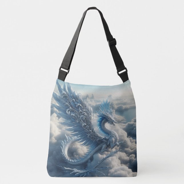 Bolsa Ajustável Dragão atordoante cercado por nuvens (Frente)