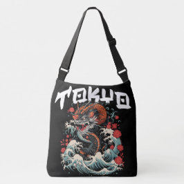 Bolsa Ajustável Dragão dança japonesa retroescavação
