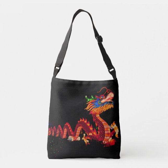 Bolsa Ajustável Dragão de Parada Chinês brilhante (Verso)