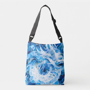 Bolsa Ajustável Dragão Mosaico Azul Sky