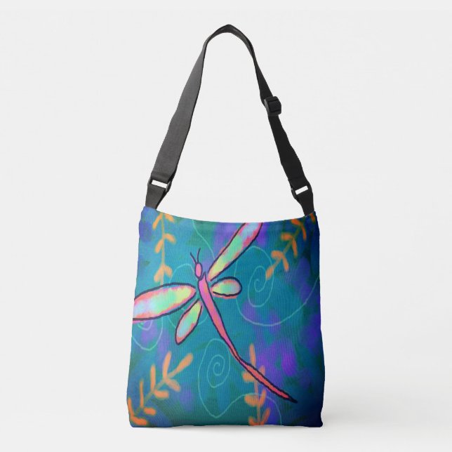 Bolsa Ajustável Dragonfly Abstrato Art (Frente)