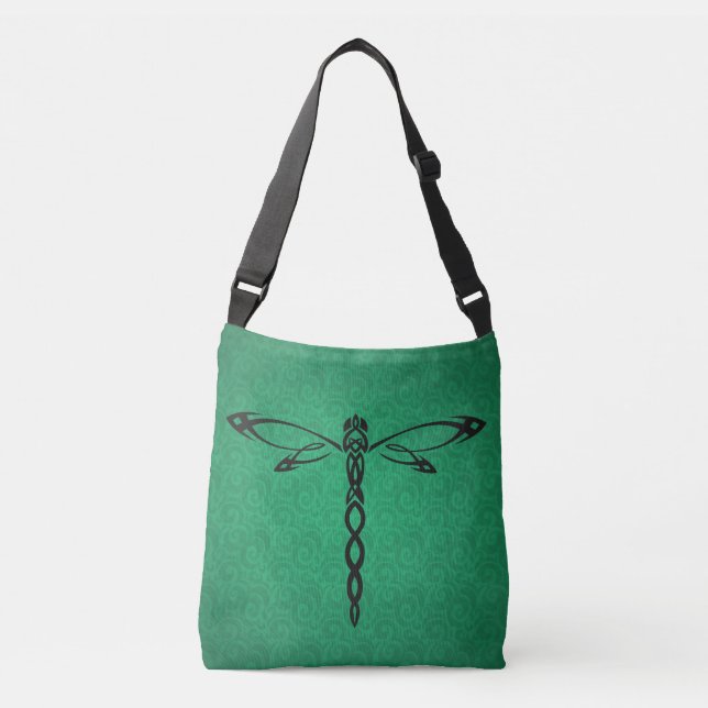 Bolsa Ajustável Dragonfly Celta Verde  (Frente)