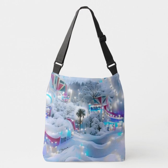 Bolsa Ajustável Dreamy Winter Wonderland Lights (Frente)