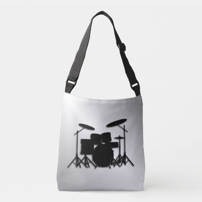 Bolsa Ajustável Drum Set Music Design (Frente)