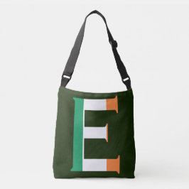 Bolsa Ajustável E Monograma sobreposto no Irish Flag cbcnt