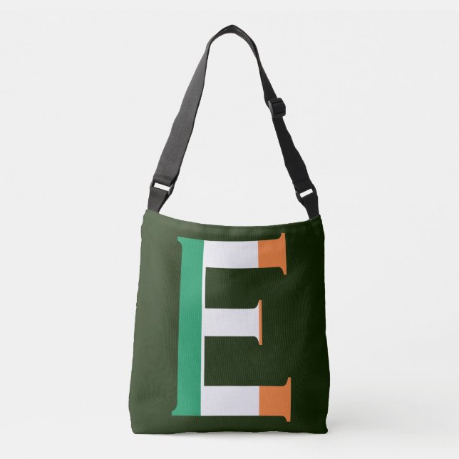 Bolsa Ajustável E Monograma sobreposto no Irish Flag cbcnt (Frente)