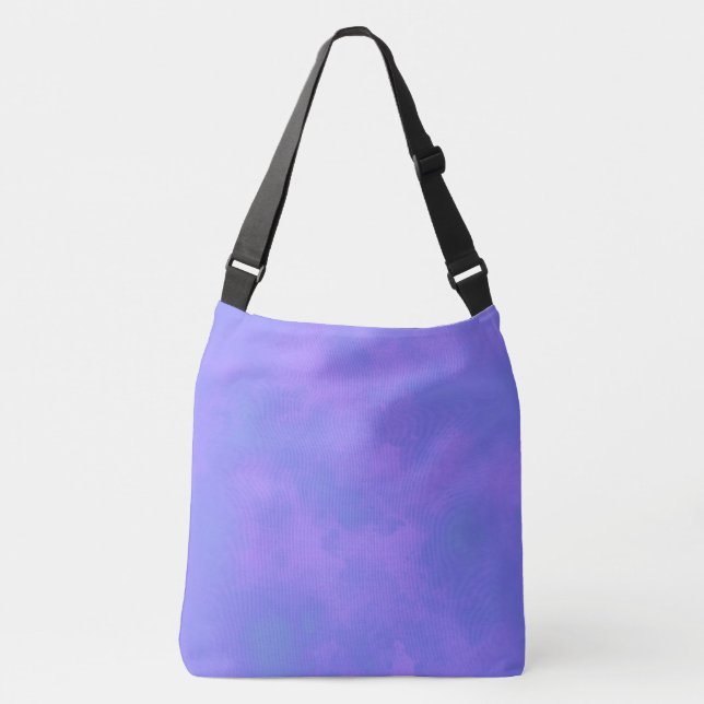 Bolsa Ajustável Efeito de nuvem de tempestade elegante Azul (Frente)