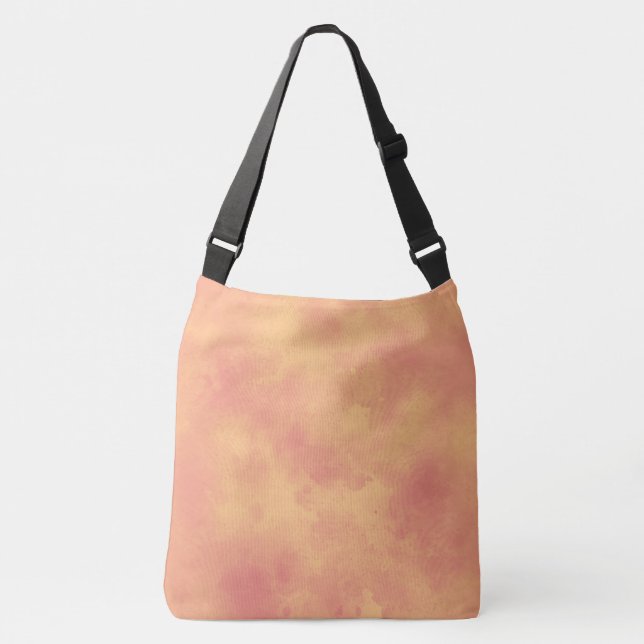 Bolsa Ajustável Efeito de nuvem de tempestade elegante Laranja (Frente)