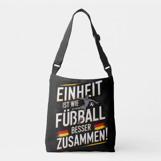 Bolsa Ajustável Einheit é wie Fußball - Besser Zusammen! Saco (Frente)