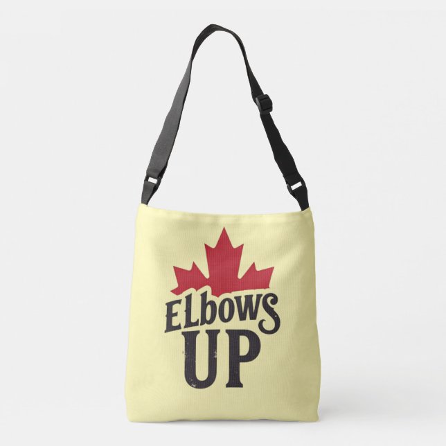 Bolsa Ajustável Elbows Up - Seja forte para o Canadá (Verso)