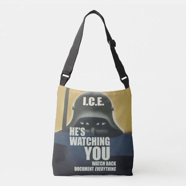 Bolsa Ajustável Ele Está Observando Você 2026 (Frente)