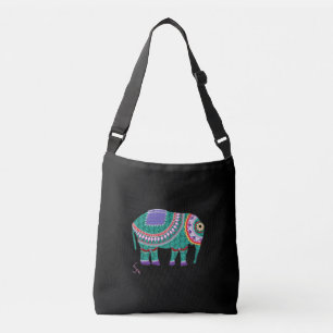 Bolsa Ajustável Elefante ornamentado, saco para o transporte de