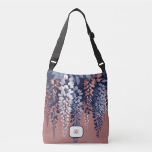 Bolsa Ajustável Elegância de Rosa de Marinho de Monograma