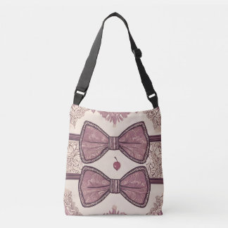 Bolsa Ajustável Elegante Favor de Damas de Honra com Laço Rosa Vin