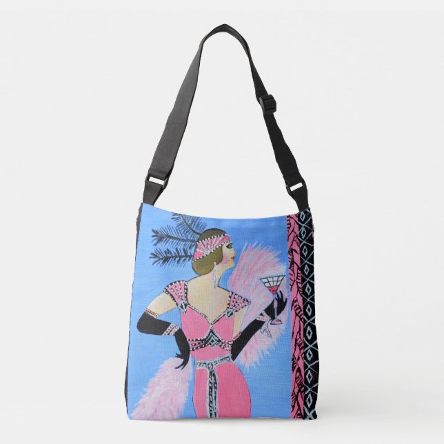 Bolsa Ajustável Elegante Lady Crossbody Bag (Frente)