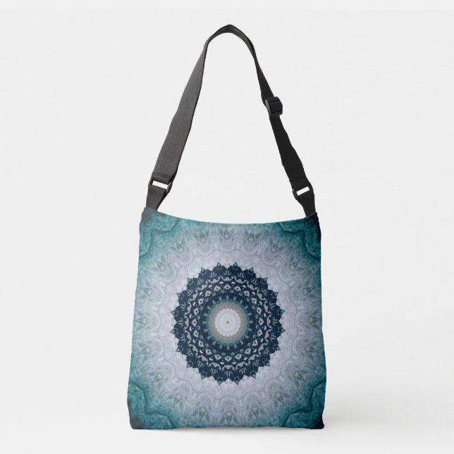 Bolsa Ajustável Elegante Marinho Blue Mandala (Frente)