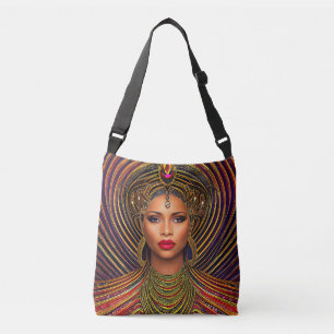 Bolsa Ajustável Elegante Rainha Negra: Arte Negra História Mês