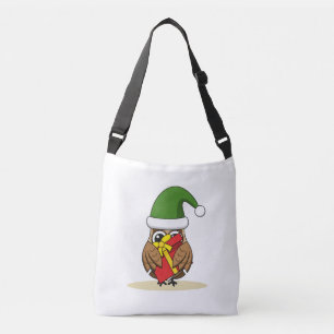 Bolsa Ajustável Elf Owl de Natal com Presente