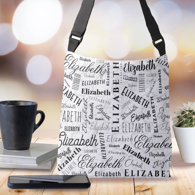Bolsa Ajustável Elizabeth Black White (Criador carregado)