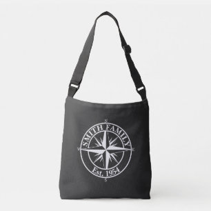 Bolsa Ajustável Emblema personalizável do monograma de estrela de