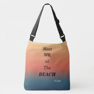 Bolsa Ajustável Encontre-me Na Praia Pôr do Sol de Verão na Praia 