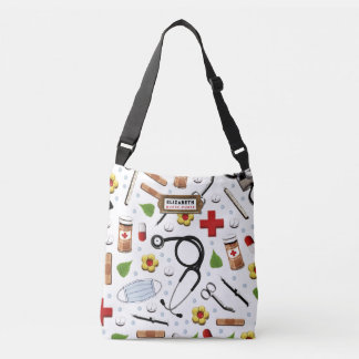 Bolsa Ajustável Enfermeira Personalizada Idea Crossbody Bag