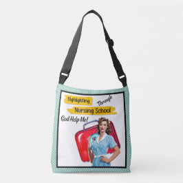 Bolsa Ajustável Enfermeiro Retroativo Pinup_ Nursing Notas