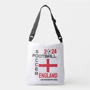 Bolsa Ajustável ENGLAND Soccer Football Custom Name 2024 QUALQUER