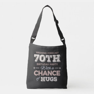 Bolsa Ajustável Engraçado 70 de aniversário