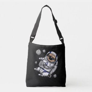 Bolsa Ajustável Engraçado Astronauta Espacial do Cachorro Pet Cósm