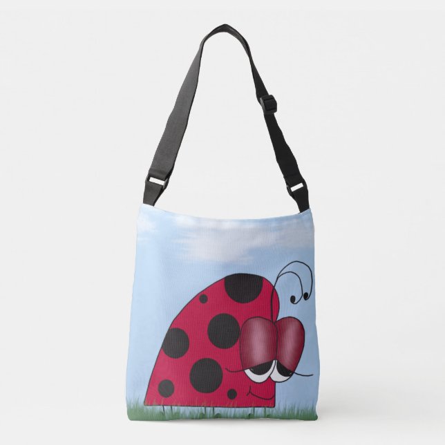 Bolsa Ajustável Engraçado e Euphoric Ladybug (Frente)