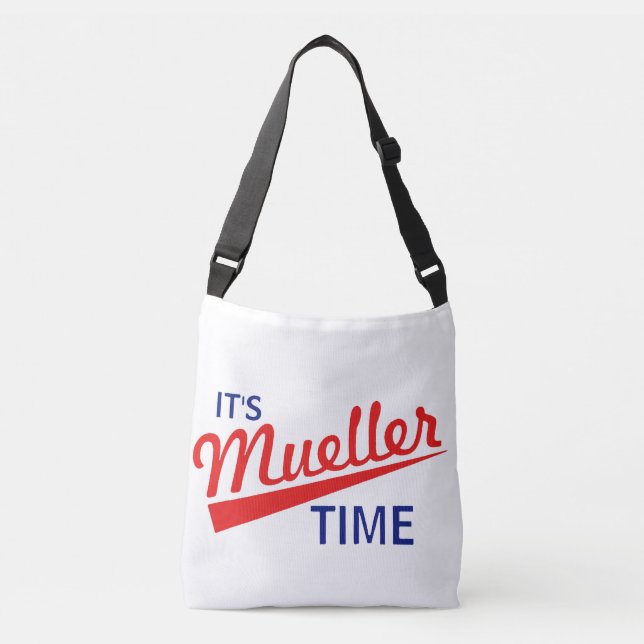 Bolsa Ajustável Engraçado "é tempo de Mueller " (Frente)