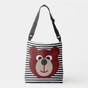 Bolsa Ajustável Engraçado Sorrindo Urso de Teddy + seu passado e s