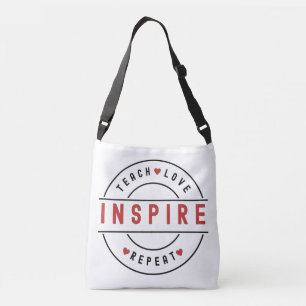 Bolsa Ajustável Ensinar Amor Inspira Motivação