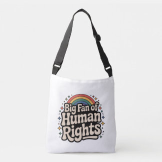 BOLSA AJUSTÁVEL EQUALITY HUMAN RIGHTS CROSS BODY BAG